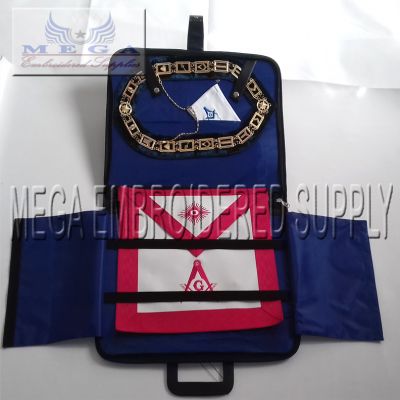 Masonic Apron Case with chain collar straps